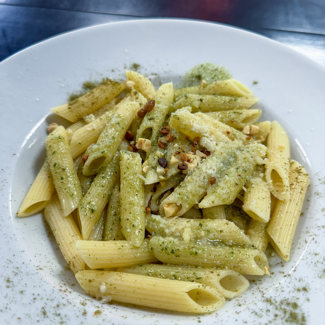 Rigatoni al pesto